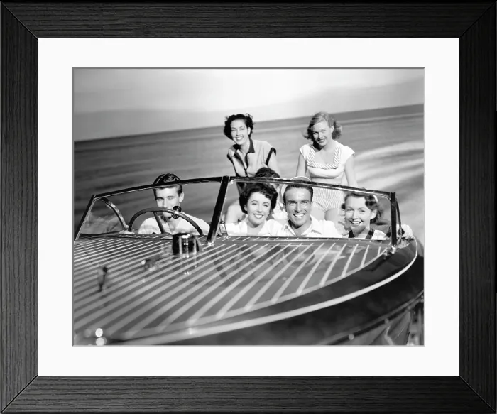 Framed Print : A PLACE IN THE SUN, Elizabeth Taylor (center), Montgomery Clift (second right), 1951 Framed Print : A PLACE IN THE SUN, Elizabeth Taylor (center), Montgomery Clift (second right), 1951