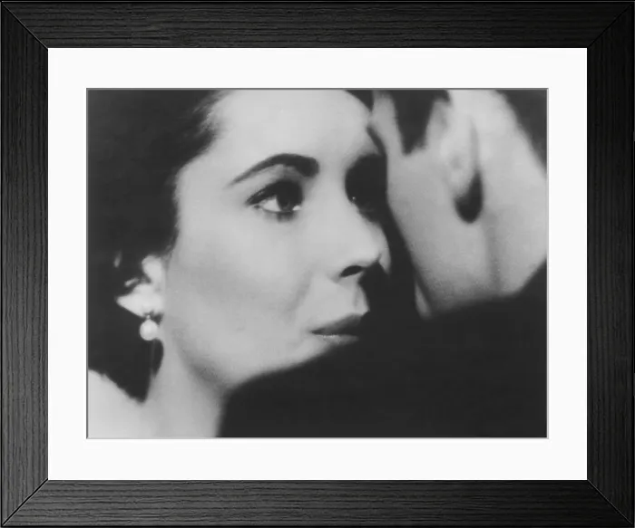 Framed Print : A PLACE IN THE SUN, from left: Elizabeth Taylor, Montgomery Clift, 1951