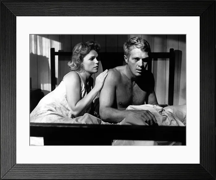 Framed Print : BABY THE RAIN MUST FALL, Lee Remick, Steve McQueen, 1965