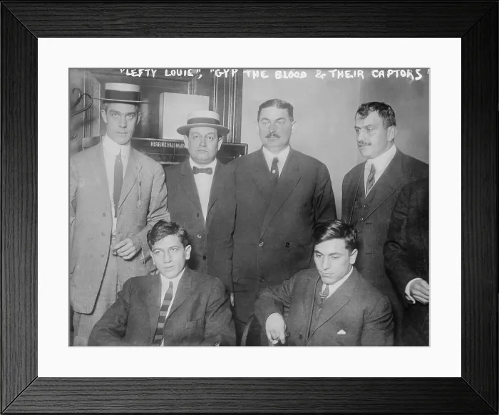 Framed Print : Two thugs associated with the Police Lieutenant Charles Beckers corruption and murder case, Lefty Louis and Gyp the Blood Framed Print : Two thugs associated with the Police Lieutenant Charles Beckers corruption and murder case, Lefty Louis and Gyp the Blood