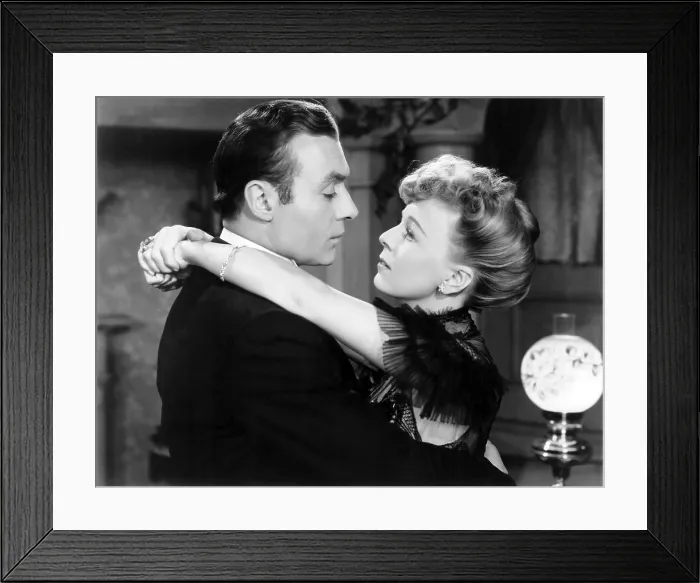 Framed Print : BACK STREET, from left: Charles Boyer, Margaret Sullavan, 1941