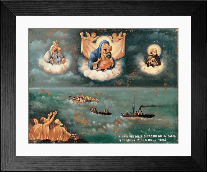 Framed Print : Unknown, Ex-voto Framed Print : Unknown, Ex-voto