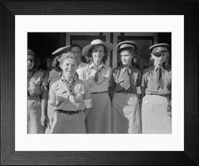 Framed Print : Jewish protest against Palestine White Paper, in Jerusalem, May 18, 1939