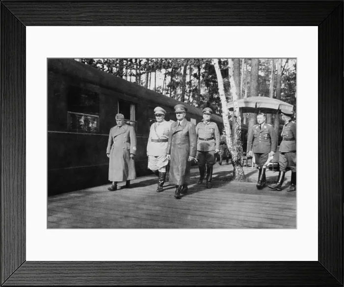 Framed Print : Adolf Hitler, Hermann Goering, and Benito Mussolini Framed Print : Adolf Hitler, Hermann Goering, and Benito Mussolini