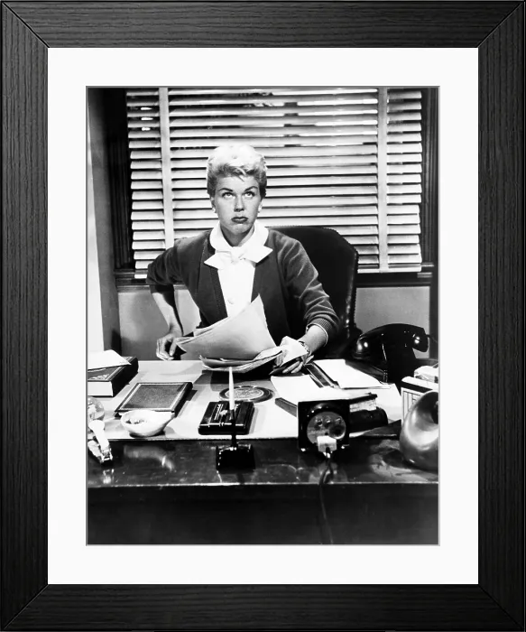 Framed Print : TEACHER'S PET, Doris Day, 1958 Framed Print : TEACHER'S PET, Doris Day, 1958