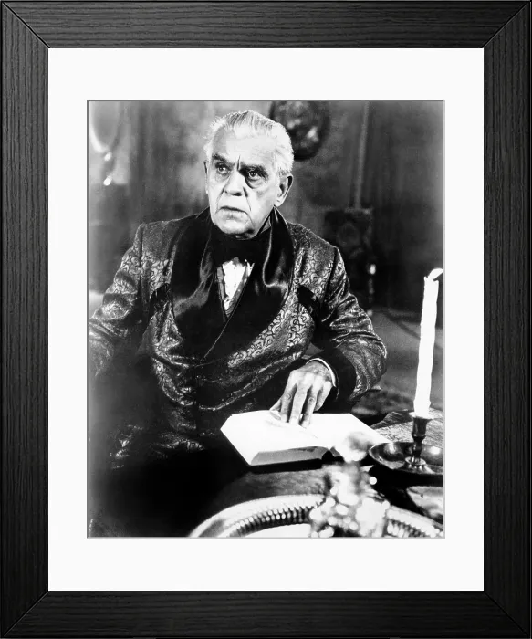 Framed Print : THE TERROR, Boris Karloff, 1963 Framed Print : THE TERROR, Boris Karloff, 1963