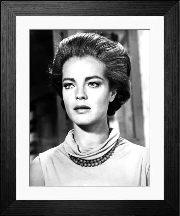 Framed Print : 10:30 P.M. SUMMER, Romy Schneider, 1966