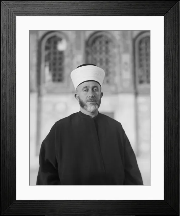 Framed Print : Hajj Amin Al Husseini, the most powerful Arab nationalist in Mandatory Palestine in 1929 Framed Print : Hajj Amin Al Husseini, the most powerful Arab nationalist in Mandatory Palestine in 1929