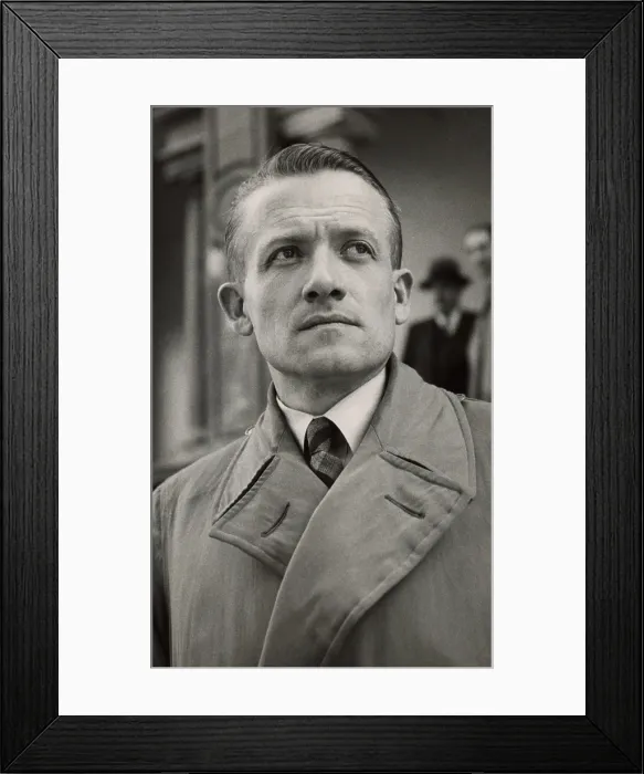 Framed Print : Henri Frenay was a military officer and member of the French Committee of National Liberation. World War 2. Ca. 1945. (BSLOC_2014_8_147)