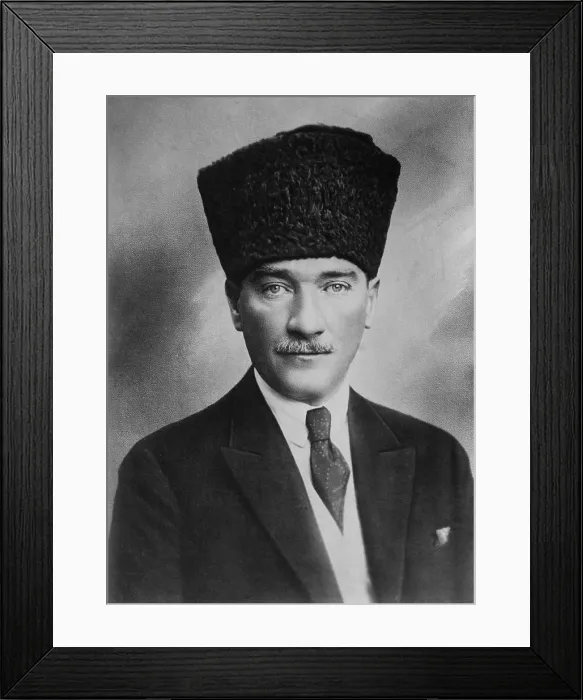 Framed Print : Mustafa Kemal Ataturk, President of Turkey, 1923-1938