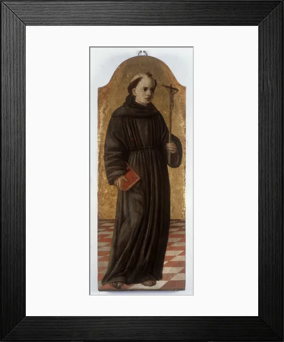 Framed Print : Saint Francis (San Francesco), by Cecchi Antonio, also known as Guidaccio, second half of the 18th Century, oil on canvas - Italy, Emilia Romagna, Forl