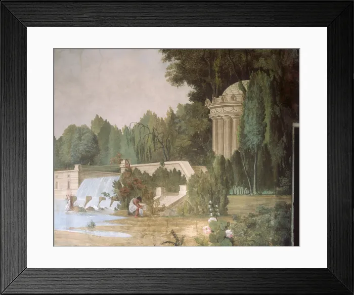 Framed Print : Maldenti Houses, 19th Century, fresco - Italy, Emilia Romagna, Forl, Maldenti Houses. Detail Framed Print : Maldenti Houses, 19th Century, fresco - Italy, Emilia Romagna, Forl, Maldenti Houses. Detail