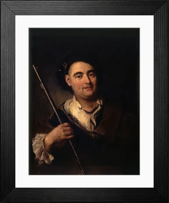 Framed Print : Portrait of a Man as a Huner, attributed to Alexis Grimou, 17th Century, oil on canvas - Italy, Lombardy, Milan, Castello Sforzesco, Civic Collection of Ancient Art Framed Print : Portrait of a Man as a Huner, attributed to Alexis Grimou, 17th Century, oil on canvas - Italy, Lombardy, Milan, Castello Sforzesco, Civic Collection of Ancient Art