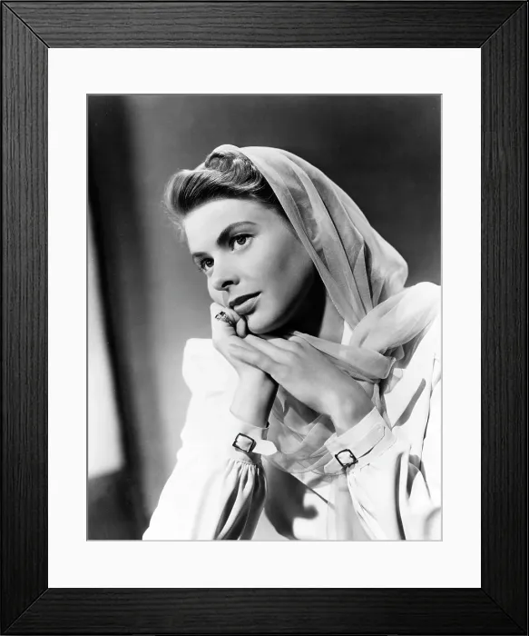 Framed Print : CASABLANCA, Ingrid Bergman, 1942