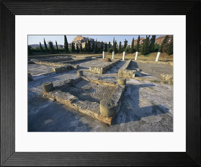 Framed Print : SPAIN. Mataro. Noble house on the outskirts of the ancient Iluro. Atrium and impluvium. - Alfons Rodriguez / Iberfoto / Everett Collection (545608)**US SALES ONLY**