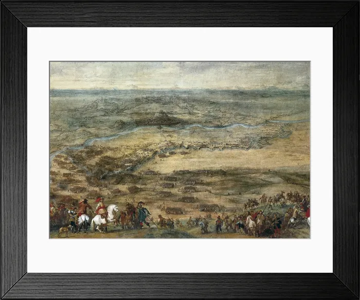 Framed Print : SNAYERS, Peter (1592-1667). The Relief of the Fortress of Lerida. 1646. Flemish art. Oil on canvas. SPAIN. Madrid. Prado Museum