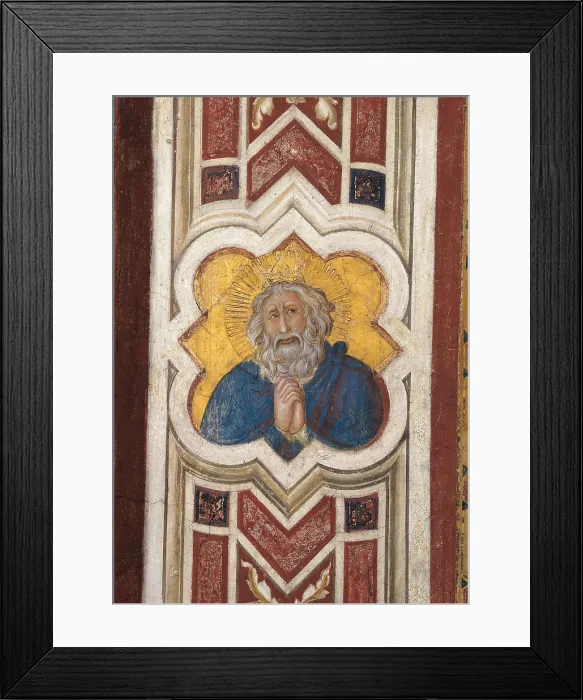 Framed Print : Friezes, by Pietro Lorenzetti, 1310 - 1320, 14th Century, fresco, - Italy, Umbria, Perugia, Assisi, Papal Basilica of San Francesco. Detail