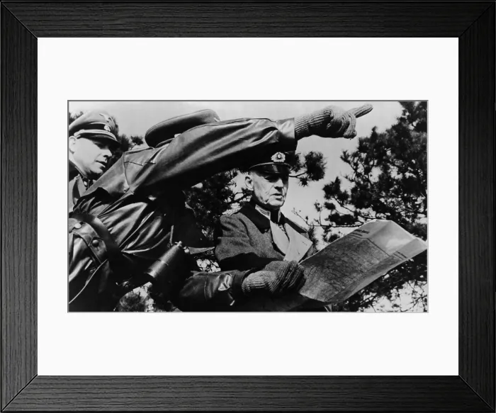 Framed Print : German Field Marshall von Rundstedt, during a visit to the Atlantic front. Ca. 1943-44. World War 2. (BSLOC_2014_8_164) Framed Print : German Field Marshall von Rundstedt, during a visit to the Atlantic front. Ca. 1943-44. World War 2. (BSLOC_2014_8_164)