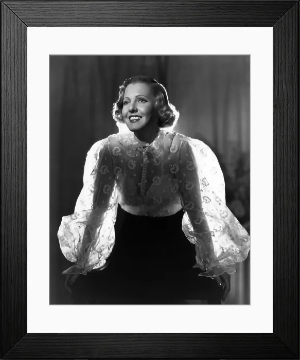 Framed Print : THE WHOLE TOWN'S TALKING, Jean Arthur, 1935 Framed Print : THE WHOLE TOWN'S TALKING, Jean Arthur, 1935