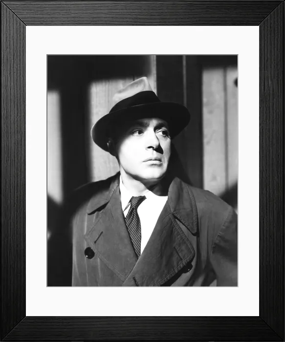 Framed Print : CONFIDENTIAL AGENT, Charles Boyer, 1945 Framed Print : CONFIDENTIAL AGENT, Charles Boyer, 1945