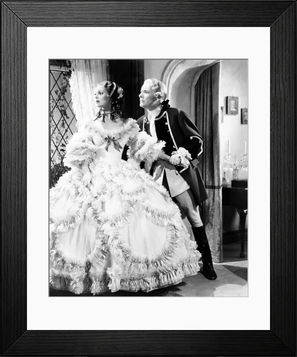 Framed Print : CLIVE OF INDIA, from left, Loretta Young, Ronald Colman, 1935, TM and copyright 20th Century Pictures. All rights reserved / Courtesy: Everett Collection