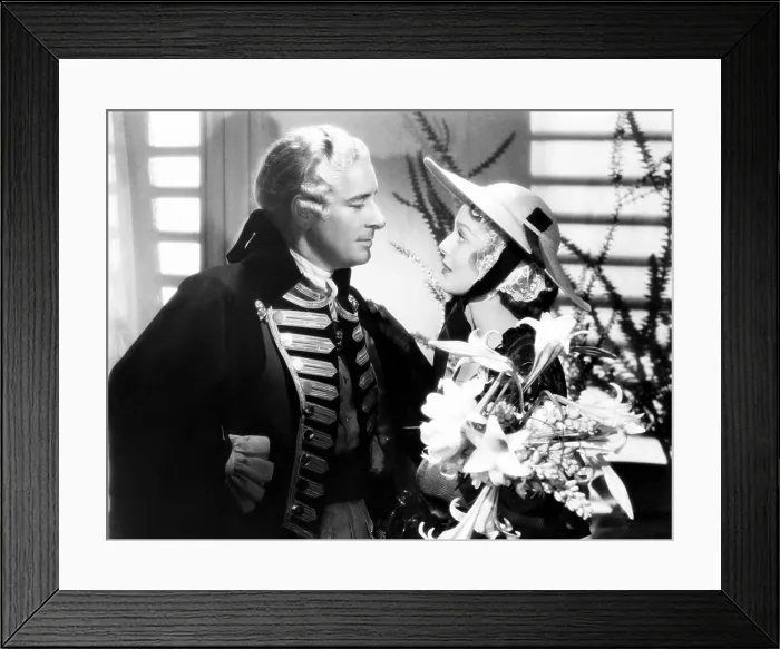 Framed Print : CLIVE OF INDIA, from left, Ronald Colman, Loretta Young, 1935, TM and copyright 20th Century Pictures. All rights reserved / Courtesy: Everett Collection Framed Print : CLIVE OF INDIA, from left, Ronald Colman, Loretta Young, 1935, TM and copyright 20th Century Pictures. All rights reserved / Courtesy: Everett Collection