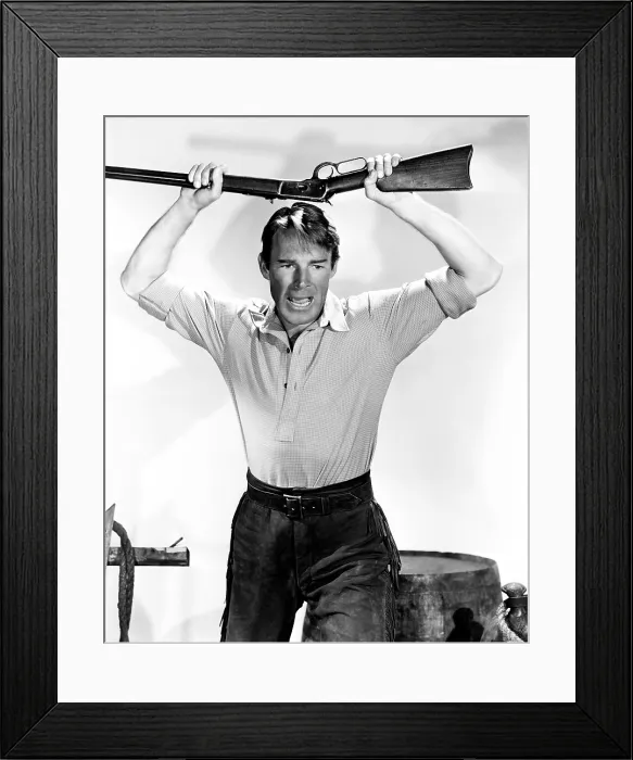 Framed Print : THE TEXANS, Randolph Scott, 1938