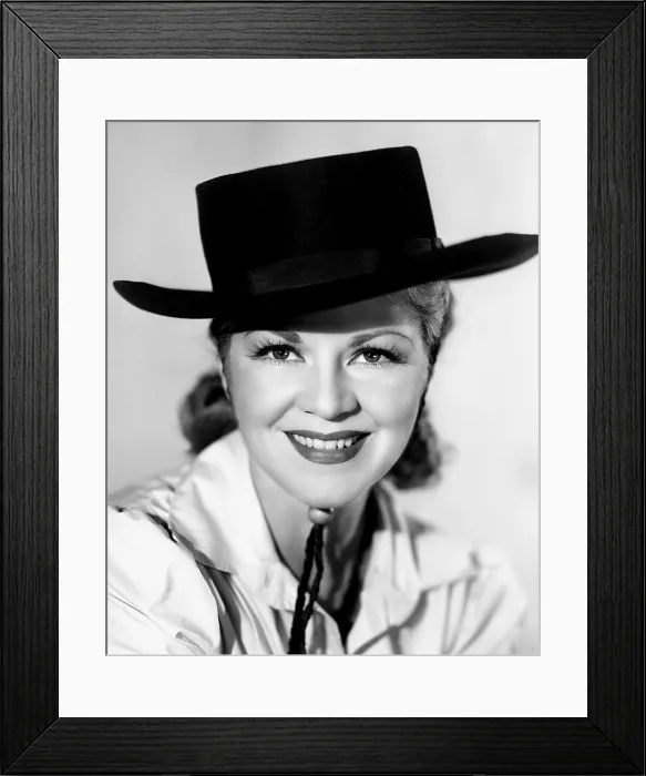 Framed Print : TEXAS, Claire Trevor, 1941