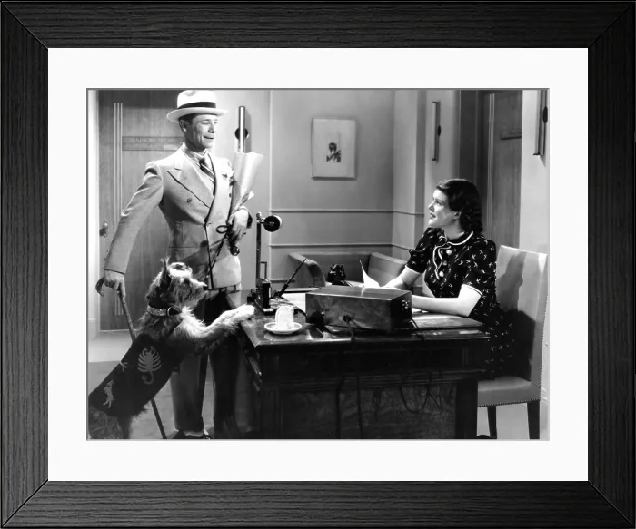 Framed Print : WHEN'S YOUR BIRTHDAY?, Corky the Dog, Joe E Brown, Marla Shelton, 1937