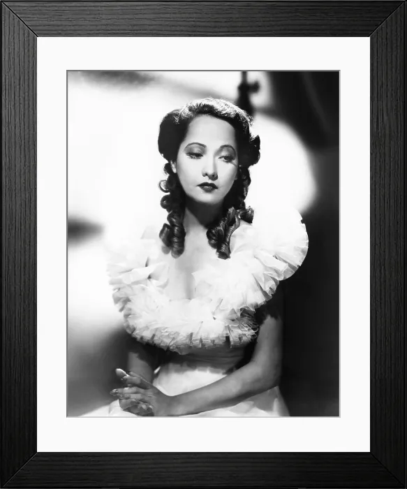 Framed Print : THE COWBOY AND THE LADY, Merle Oberon, 1938
