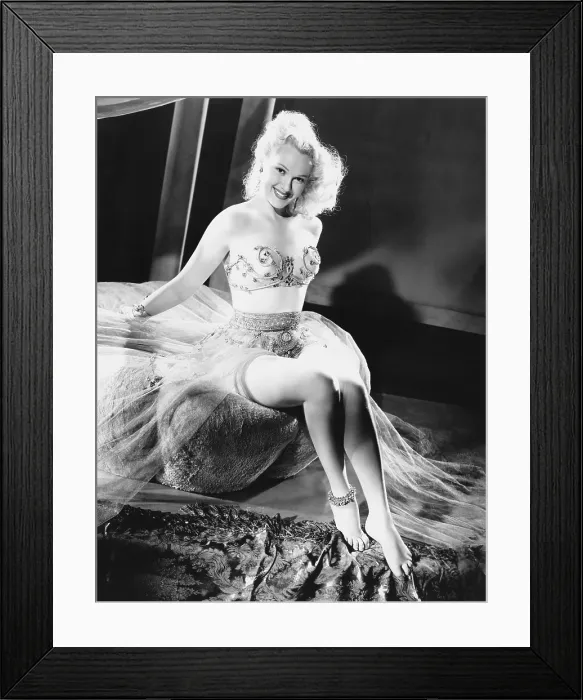 Framed Print : A THOUSAND AND ONE NIGHTS, Adele Jergens, 1945