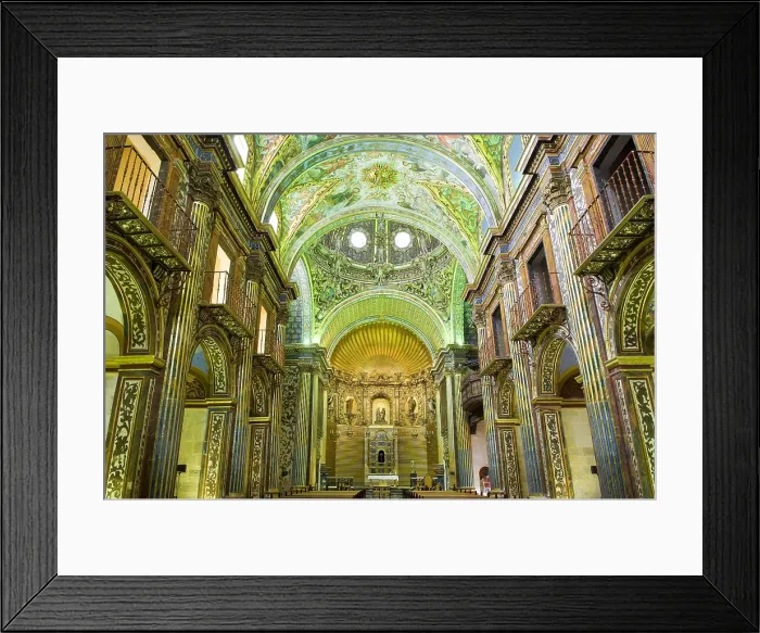 Framed Print : SPAIN. Orihuela. Saint Dominic's Diocesan School, aka Patriarch Loazes Diocesan School. Church. Inside. Baroque art. Architecture Framed Print : SPAIN. Orihuela. Saint Dominic's Diocesan School, aka Patriarch Loazes Diocesan School. Church. Inside. Baroque art. Architecture