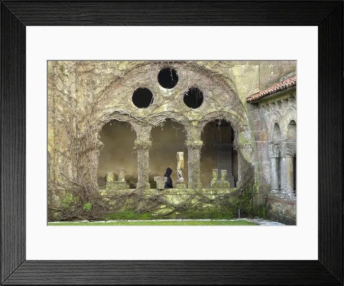 Framed Print : SPAIN. Santillana de Mar. Santa Juliana collegiate church. Cloister. East side. Gothic art. - Rafa Perez / Iberfoto / Everett Collection (549204)**US SALES ONLY** Framed Print : SPAIN. Santillana de Mar. Santa Juliana collegiate church. Cloister. East side. Gothic art. - Rafa Perez / Iberfoto / Everett Collection (549204)**US SALES ONLY**