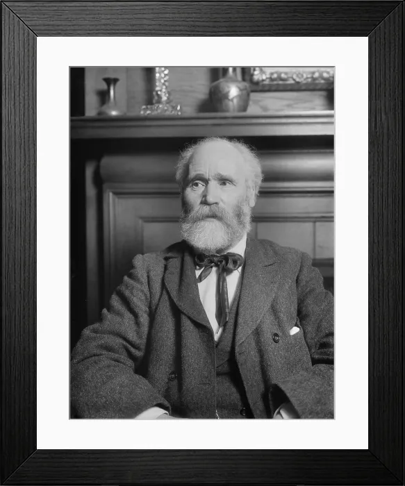 Framed Print : Scottish Keir Hardie served as a leftist member of Parliament from 1892-1895, 1900-1915