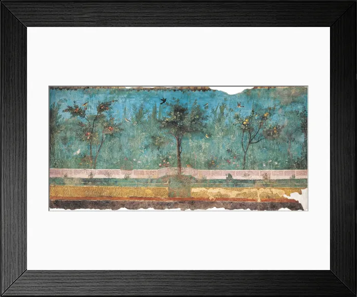 Framed Print : Unknown artist, Summer Triclinium: garden paintings, 20, 1st Century, mural, Italy, Lazio, Rome Framed Print : Unknown artist, Summer Triclinium: garden paintings, 20, 1st Century, mural, Italy, Lazio, Rome