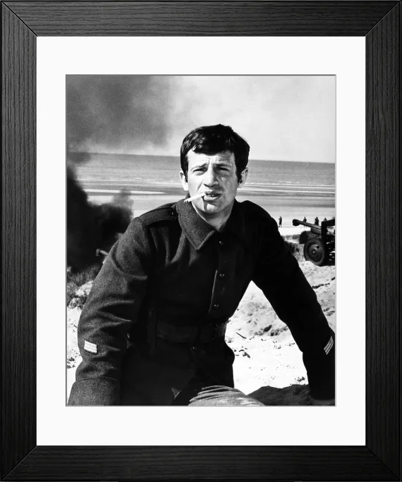 Framed Print : WEEKEND AT DUNKIRK, Jean-Paul Belmondo, 1964, TM and Copyright 20th Century Fox Film Corp. All rights reserved. Courtesy: Everett Collection