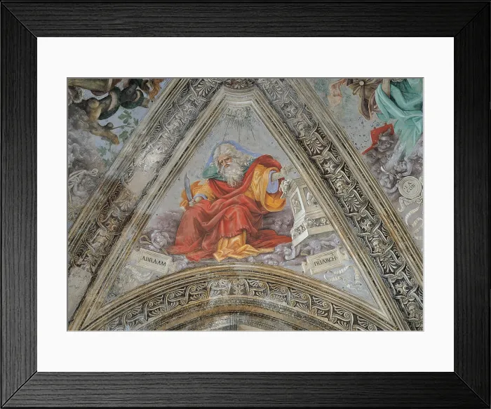Framed Print : Decoration of the Vault, Strozzi Chapel, Santa Maria Novella, Florence, by Filippino Lippi, 1489, 15th Century, fresco, - Italy, Tuscany, Florence, Santa Maria Novella Basilica