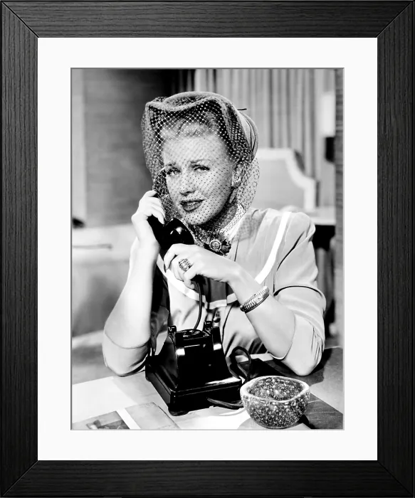 Framed Print : WEEKEND AT THE WALDORF, (aka WEEK-END AT THE WALDORF), Ginger Rogers, 1945