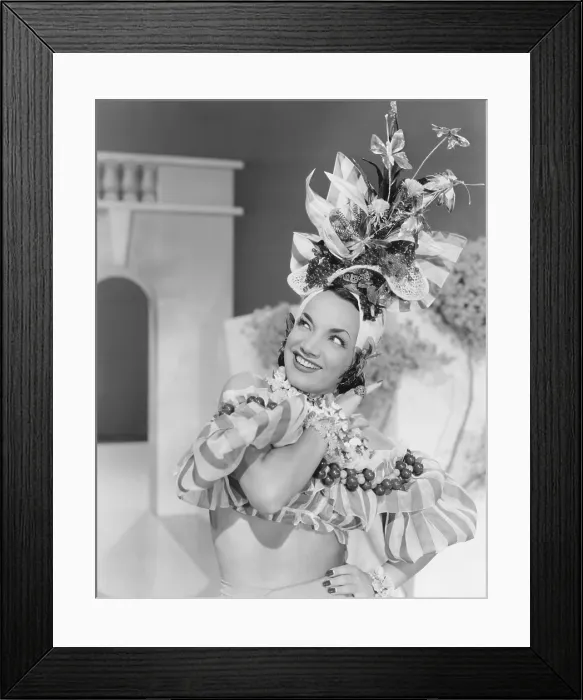 Framed Print : WEEK-END IN HAVANA, Carmen Miranda, 1941, TM & Copyright 20th Century Fox Film Corp. / courtesy Everett Collection