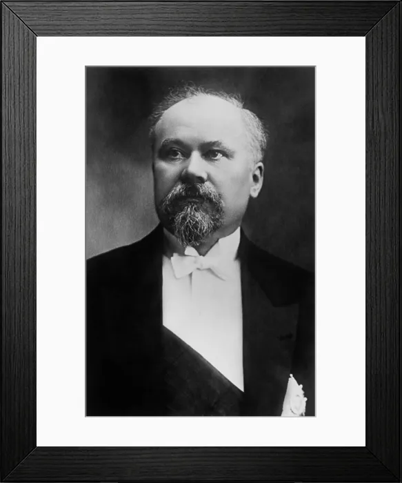 Framed Print : Raymond Poincare in 1914, when he served as President of France from 1913-20, during World War 1