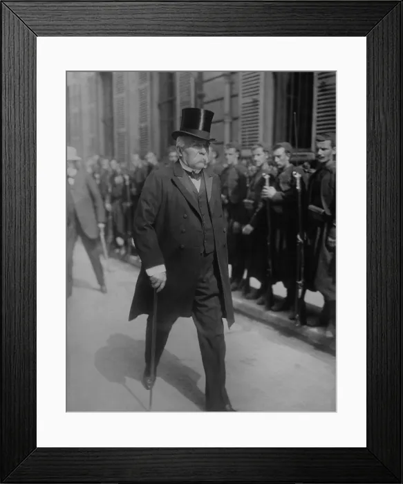 Framed Print : Georges Clemenceau, Nov. 1917, when he became Prime Minister of France and Minister of War