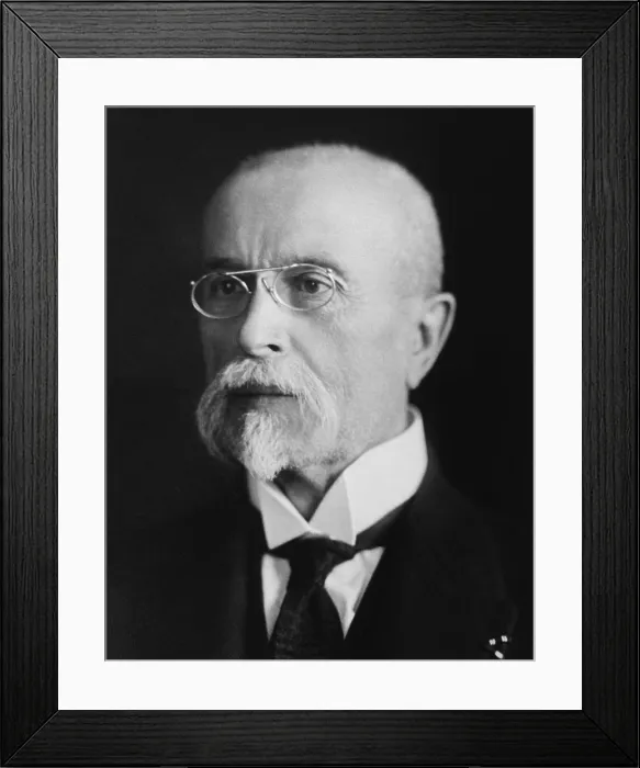 Framed Print : Thomas G. Masaryk, founder and first President of Czechoslovakia, from 1918 to 1935 (BSLOC_2017_1_80)