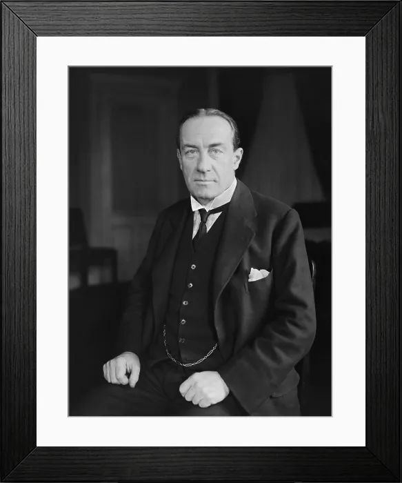 Framed Print : Stanley Baldwin, British Conservative Prime Minister, May 1923. He would be Prime Minister twice more in the 1920s and 1930s