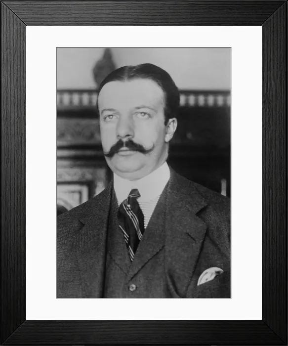 Framed Print : Andre Maginot, French Politician advocated a modern fortification on the border with Germany