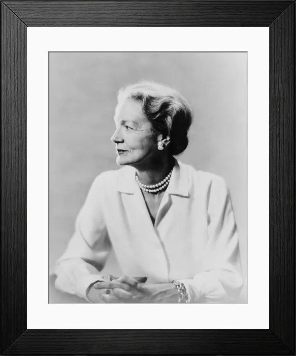 Framed Print : Millicent Fenwick served four-terms in the House of Representatives from New Jersey from 1975-83. (BSLOC_2014_13_77)