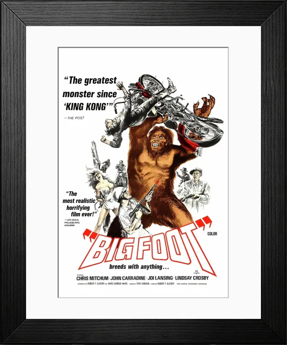 Framed Print : BIGFOOT, (aka BIG FOOT), 1970 Framed Print : BIGFOOT, (aka BIG FOOT), 1970