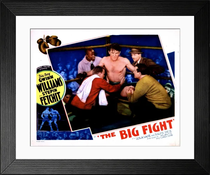 Framed Print : THE BIG FIGHT, Stepin Fetchit, Guinn Williams, (aka Guinn Big Boy Williams), Wheeler Oakman, 1930
