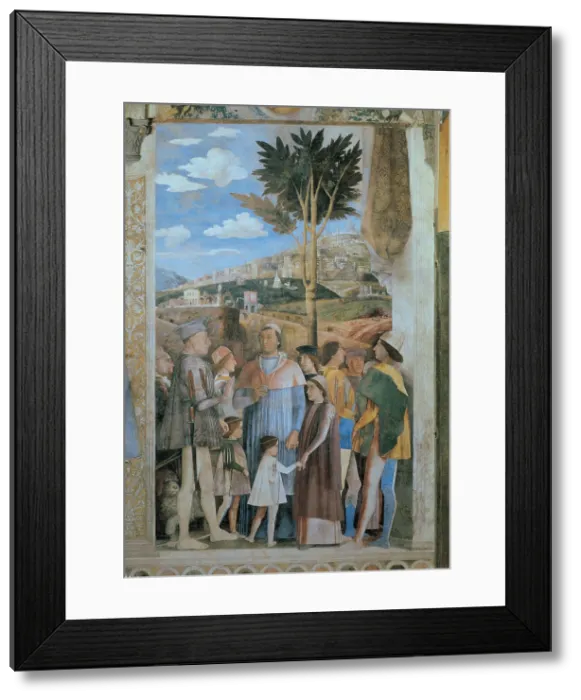 Framed Print : Mantegna Andrea, Decoration of the Camera degli Sposi (Camera Picta), 1465 - 1474, 15th Century, fresco and dry tempera, Italy, Lombardy, Mantua