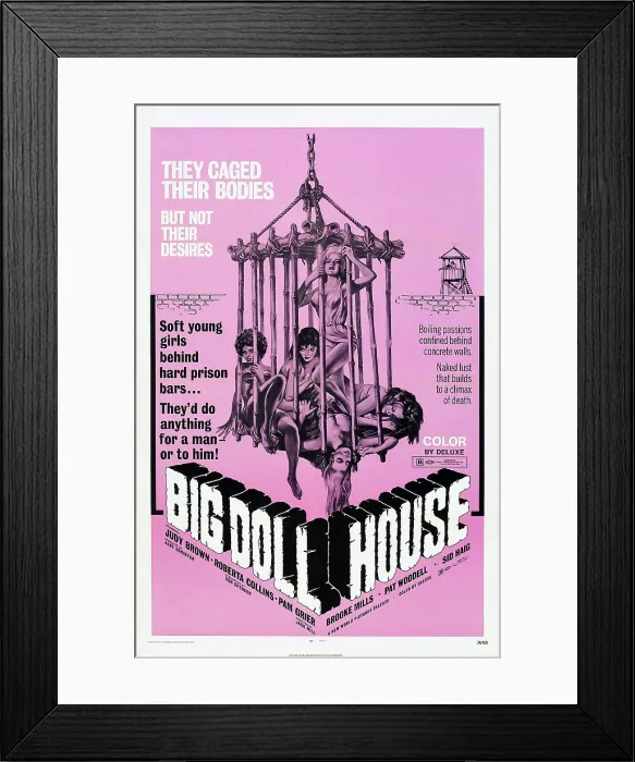 Framed Print : BIG DOLL HOUSE, US poster, 1971 Framed Print : BIG DOLL HOUSE, US poster, 1971