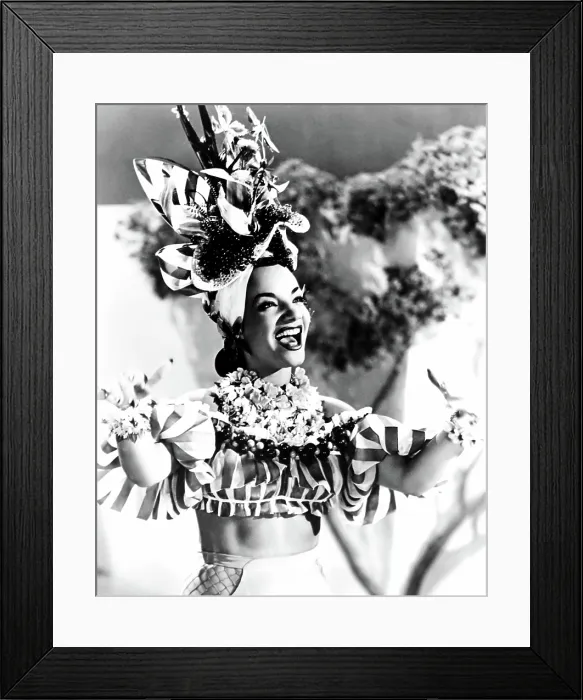 Framed Print : WEEK-END IN HAVANA, Carmen Miranda, 1941, TM & Copyright 20th Century Fox Film Corp. / courtesy Everett Collection